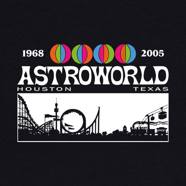 Astroworld Houston by BrutalGrafix Studio